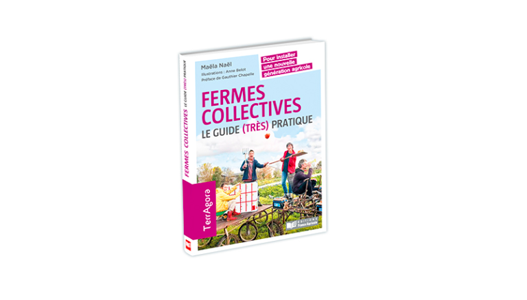 Vue de la couverture du livre Fermes collectives de Maela Nael