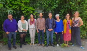 Photo de groupe constitué des membres du conseil d'administration des Champs des possibles
