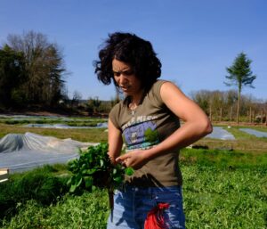 Portrait d'Ouessale, productrice de cresson