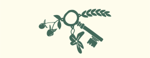 Visuel de clé aux motifs champêtres